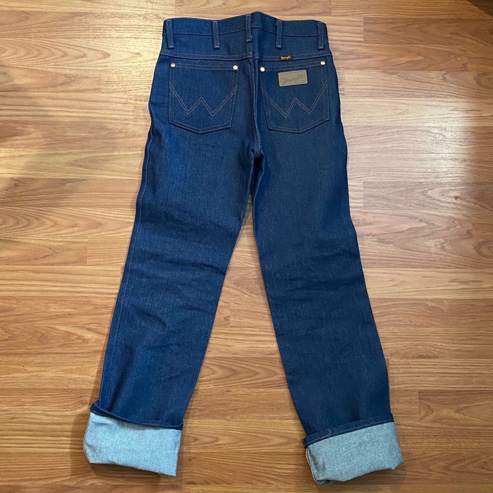 Wrangler Slim Bootcut Cowboy Indigo Raw Denim Jean